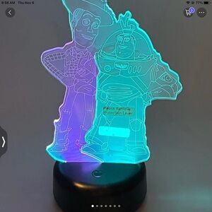 Buzz Lightyear and woody Led Lamp